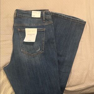 Lovervet Women's Dark Blue Straight-Leg Jeans